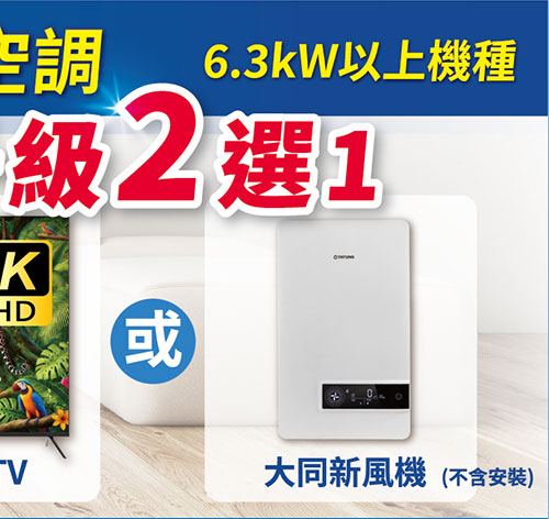大同雅致變頻冷暖空調