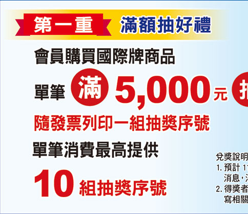 國際品牌雙重送