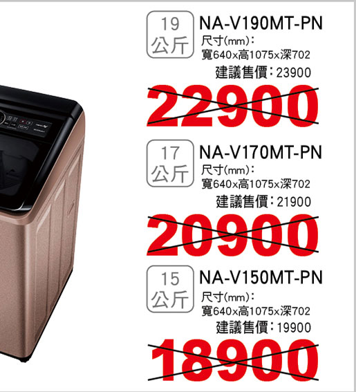 國際變頻洗衣機(玫瑰金)